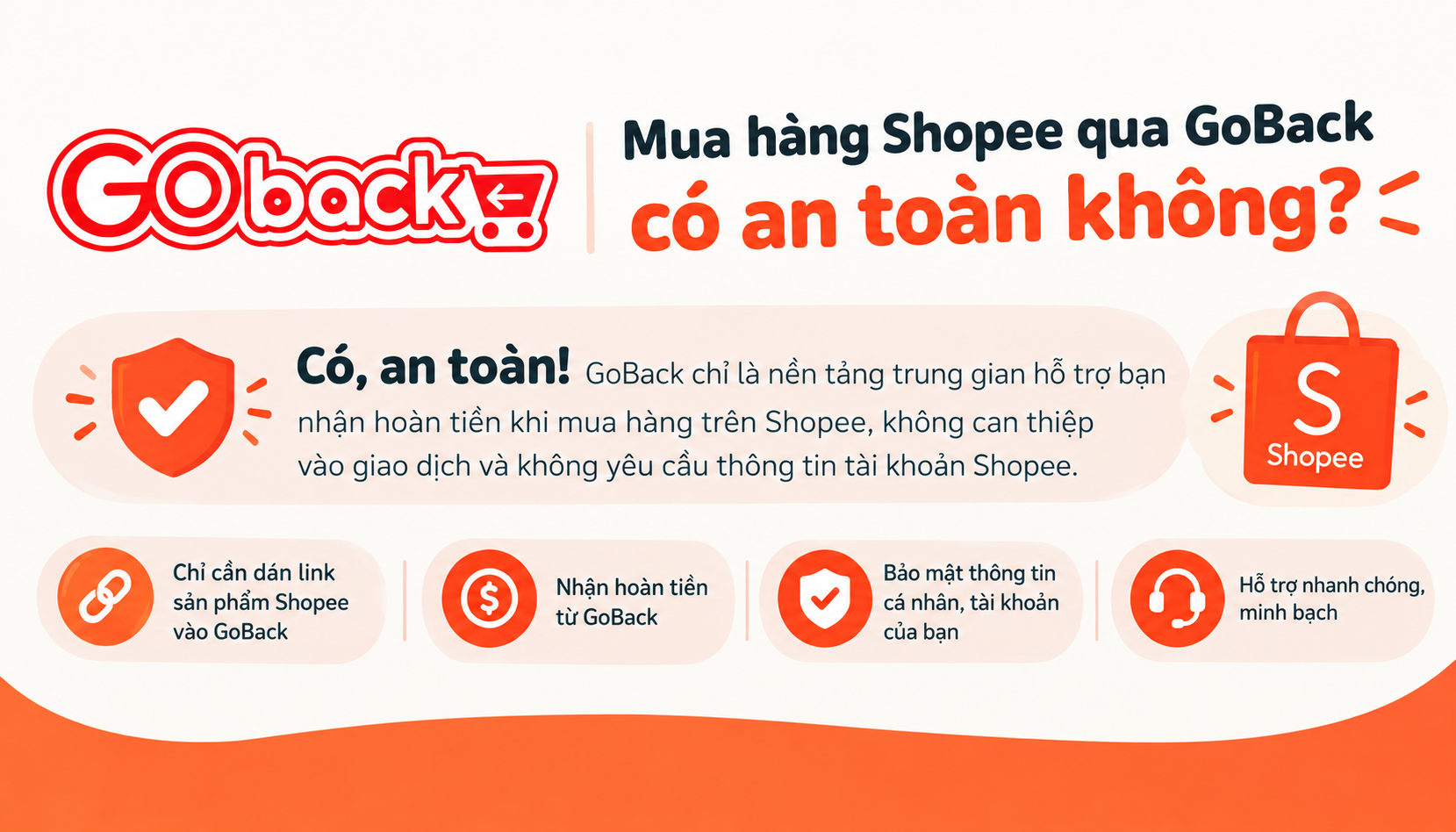 Mua hàng Shopee qua GoBack có an toàn không?